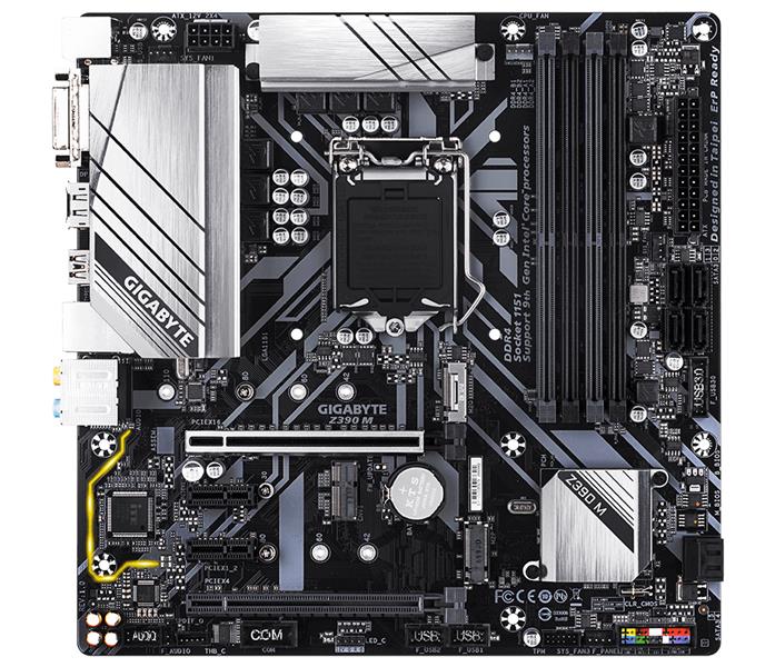 Gigabyte Z390 M moederbord LGA 1151 (Socket H4) Micro ATX Intel Z390