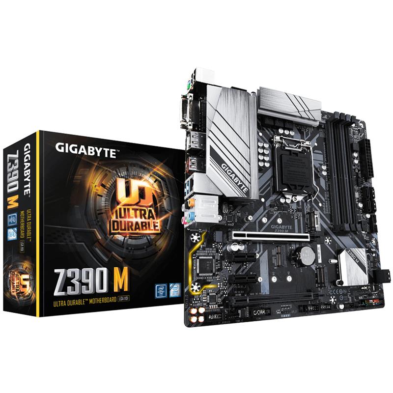 Gigabyte Z390 M moederbord LGA 1151 (Socket H4) Micro ATX Intel Z390