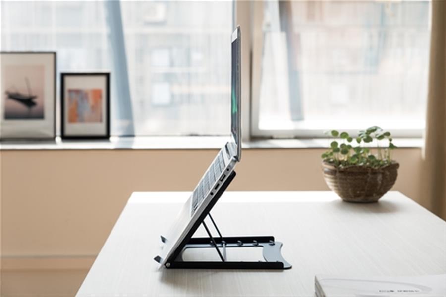 Foldable Steel Laptop Tablet Stand with 5 Adjustment Positions