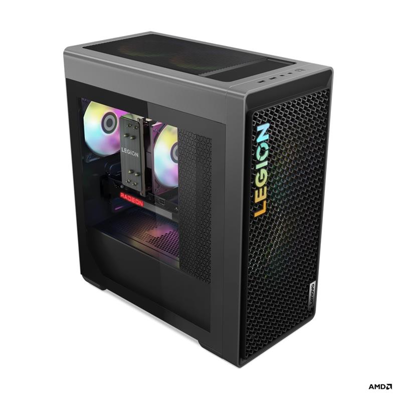 Lenovo Legion T5 Tower AMD Ryzen™ 7 7700 16 GB DDR5-SDRAM 1 TB SSD NVIDIA GeForce RTX 4060 Ti Windows 11 Home PC Grijs