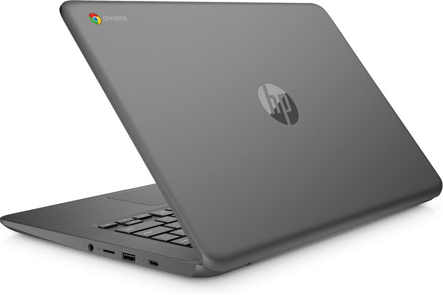HP Chromebook 14A G5 Grijs 35,6 cm (14"") 1920 x 1080 Pixels 7th Generation AMD A4-Series APUs 4 GB DDR4-SDRAM 32 GB eMMC Wi-Fi 5 (802.11ac) Chrome OS