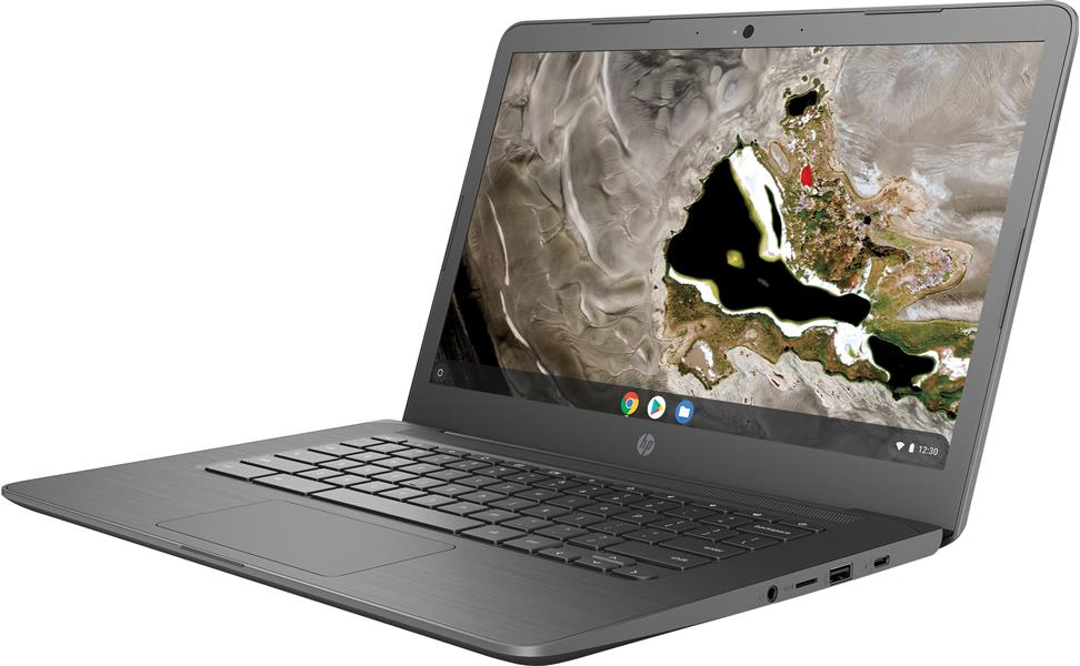 HP Chromebook 14A G5 Grijs 35,6 cm (14"") 1920 x 1080 Pixels 7th Generation AMD A4-Series APUs 4 GB DDR4-SDRAM 32 GB eMMC Wi-Fi 5 (802.11ac) Chrome OS
