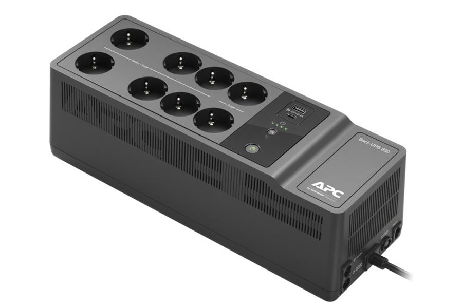 APC Back-UPS BE850G2-GR - Noodstroomvoeding 8x stopcontact, 850VA, 2 USB opladers, 1 USB datapoort