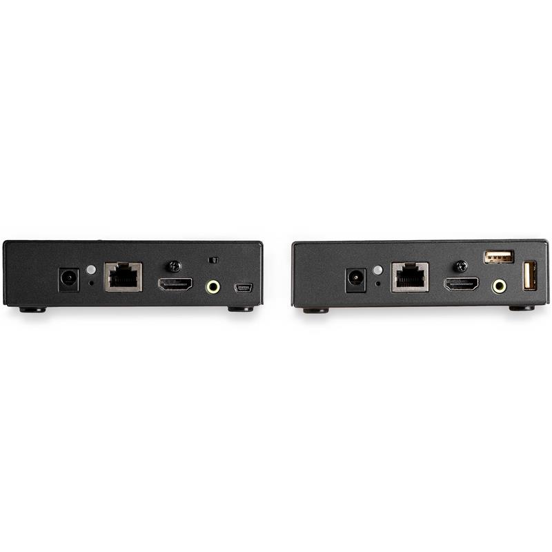 StarTech.com HDMI KVM Extender over IP, 4K 30Hz HDMI 2.0 & USB over IP LAN of CAT5e/CAT6 Ethernet (100m), Remote KVM Switch/Console Transmitter/Receiv