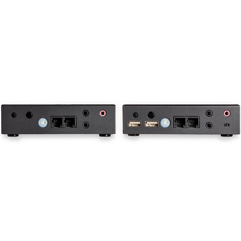 StarTech.com HDMI KVM Extender over IP, 4K 30Hz HDMI 2.0 & USB over IP LAN of CAT5e/CAT6 Ethernet (100m), Remote KVM Switch/Console Transmitter/Receiv