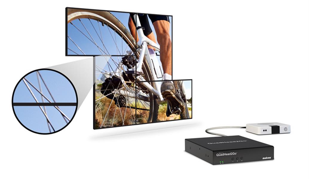 Matrox QuadHead2Go Q185 Multi-Monitor Controller Appliance / Q2G-DP4K