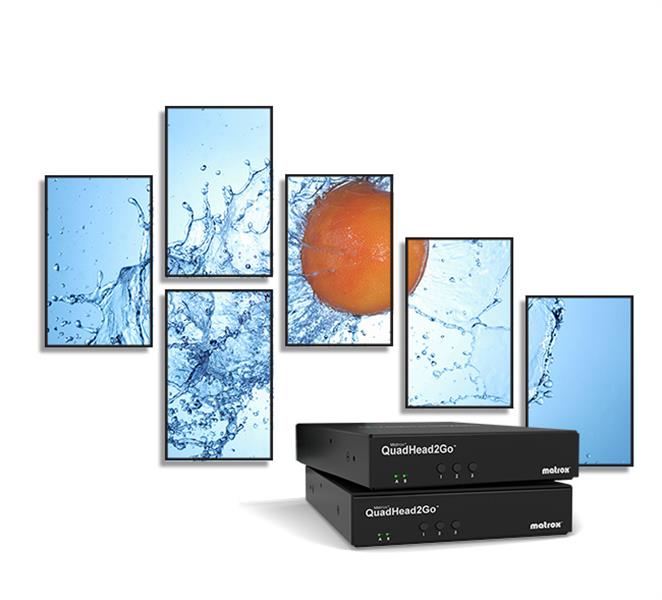 Matrox QuadHead2Go Q185 Multi-Monitor Controller Appliance / Q2G-DP4K