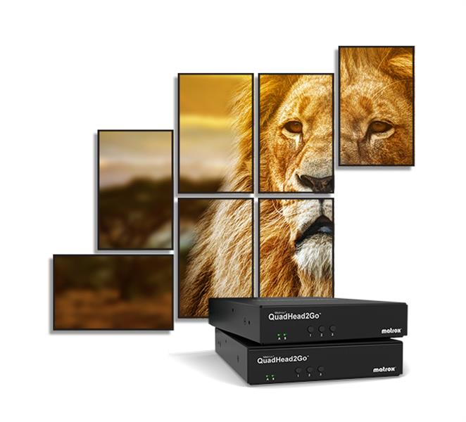 Matrox QuadHead2Go Q185 Multi-Monitor Controller Appliance / Q2G-DP4K