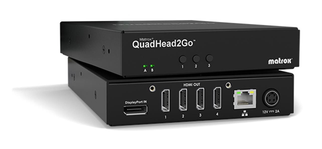 Matrox QuadHead2Go Q185 Multi-Monitor Controller Appliance / Q2G-DP4K