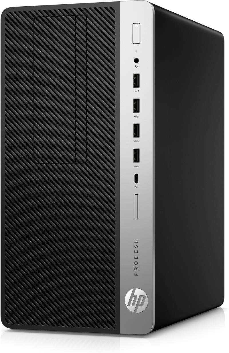 HP ProDesk 600 G5 Intel® 9ste generatie Core™ i5 i5-9500 8 GB DDR4-SDRAM 256 GB SSD Zwart Micro Tower PC