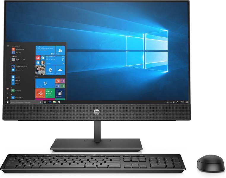 HP ProOne 400 G5 60,5 cm (23.8"") 1920 x 1080 Pixels Intel® 9de generatie Core™ i5 8 GB DDR4-SDRAM 256 GB SSD Wi-Fi 5 (802.11ac) Zwart Alles-in-één-pc