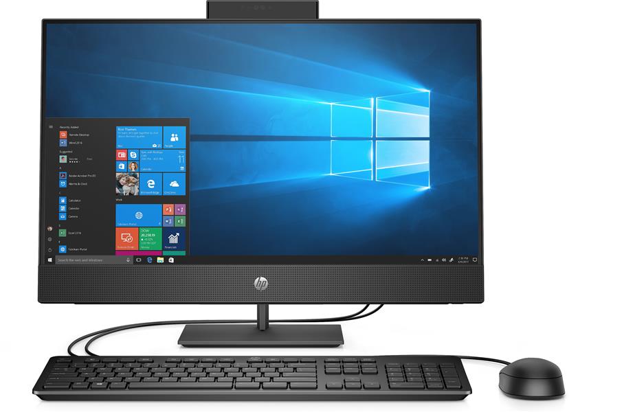 HP ProOne 400 G5 60,5 cm (23.8"") 1920 x 1080 Pixels Intel® 9de generatie Core™ i5 8 GB DDR4-SDRAM 256 GB SSD Wi-Fi 5 (802.11ac) Zwart Alles-in-één-pc