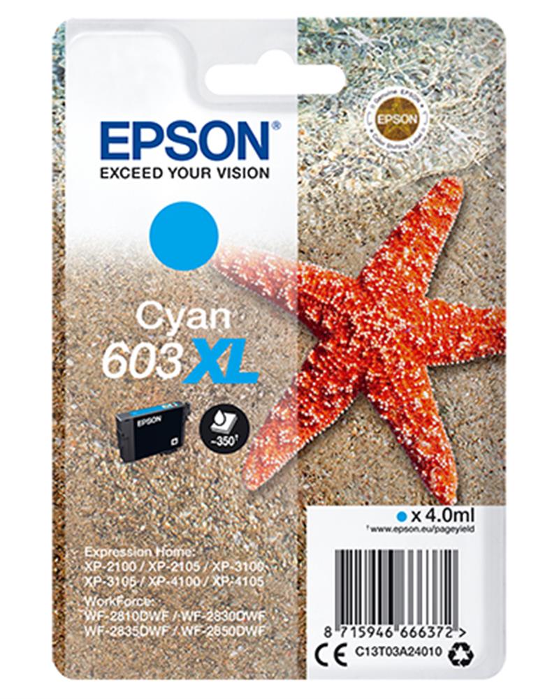 Epson Singlepack Cyan 603XL Ink