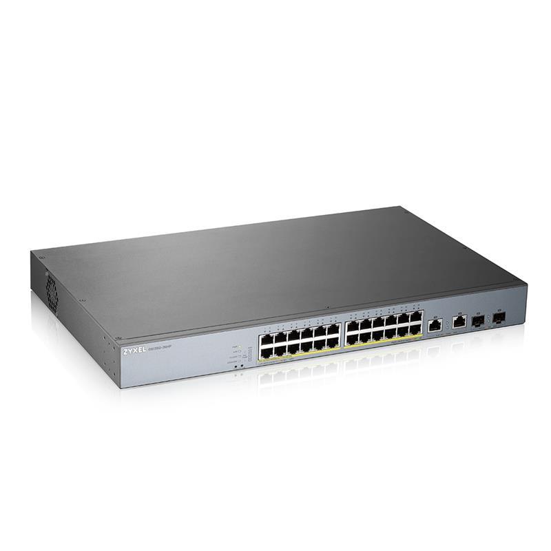 Zyxel GS1350-26HP-EU0101F netwerk-switch Managed L2 Gigabit Ethernet (10/100/1000) Power over Ethernet (PoE) Grijs