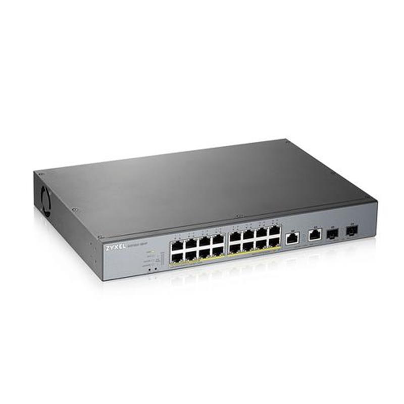 Zyxel GS1350-18HP-EU0101F netwerk-switch Managed L2 Gigabit Ethernet (10/100/1000) Power over Ethernet (PoE) Grijs