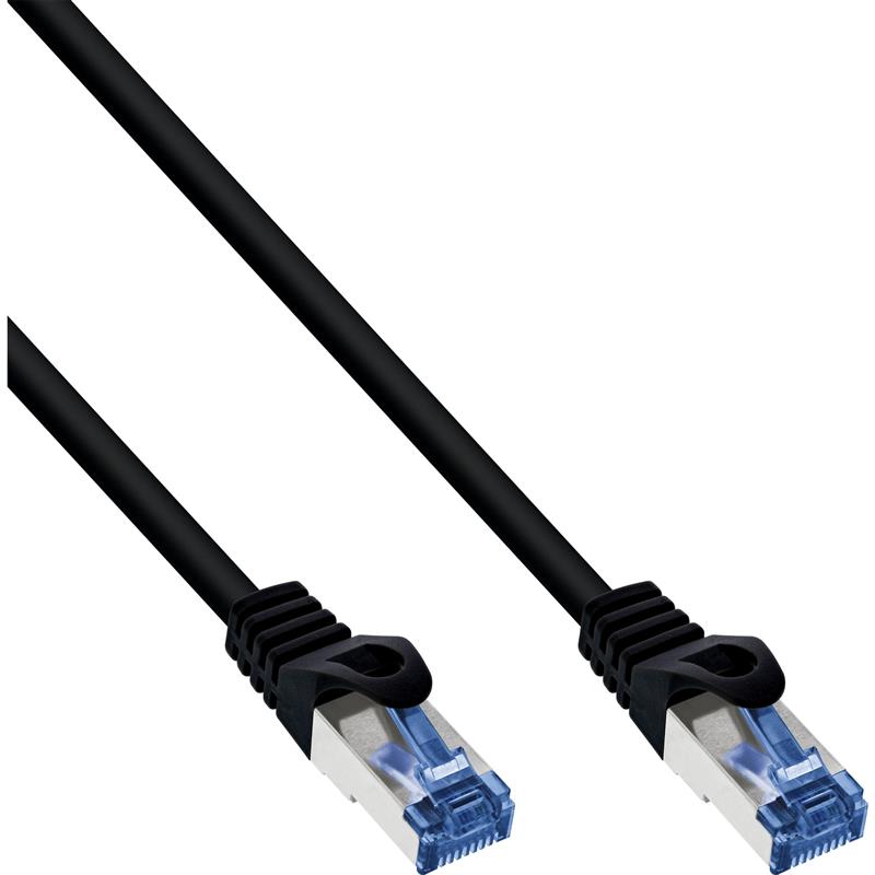 InLine Patch cable Cat 6A S FTP PE outdoor black 3m