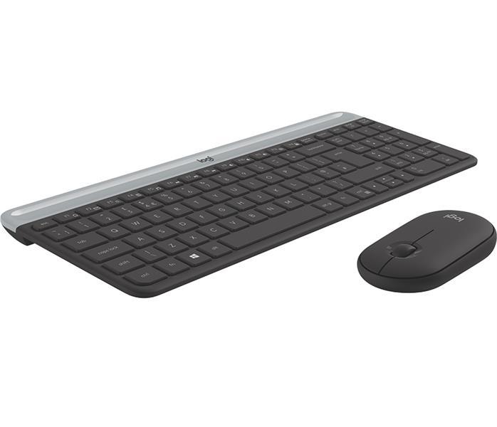 Logitech MK470 toetsenbord Inclusief muis RF Draadloos QWERTY Tsjechisch Grafiet