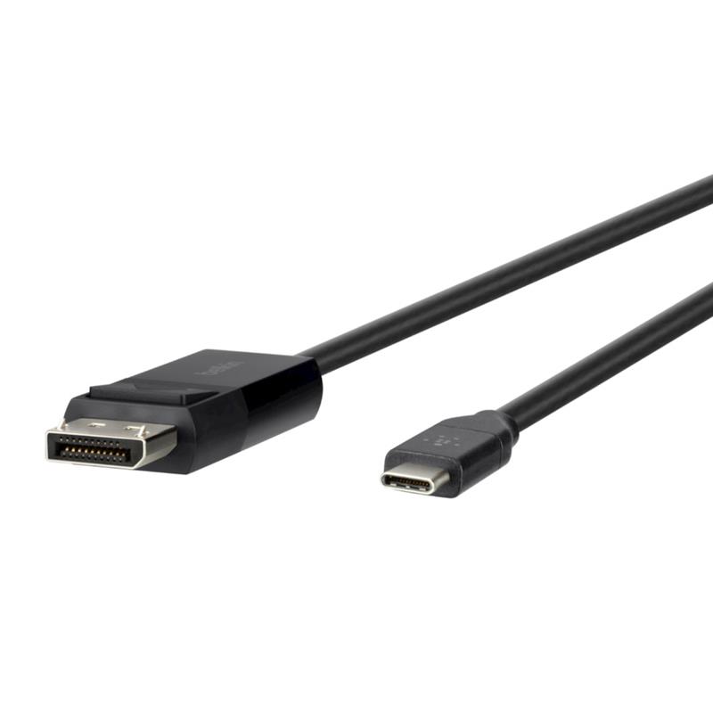 Belkin B2B103-06-BLK video kabel adapter 1,8 m USB Type-C DisplayPort Zwart