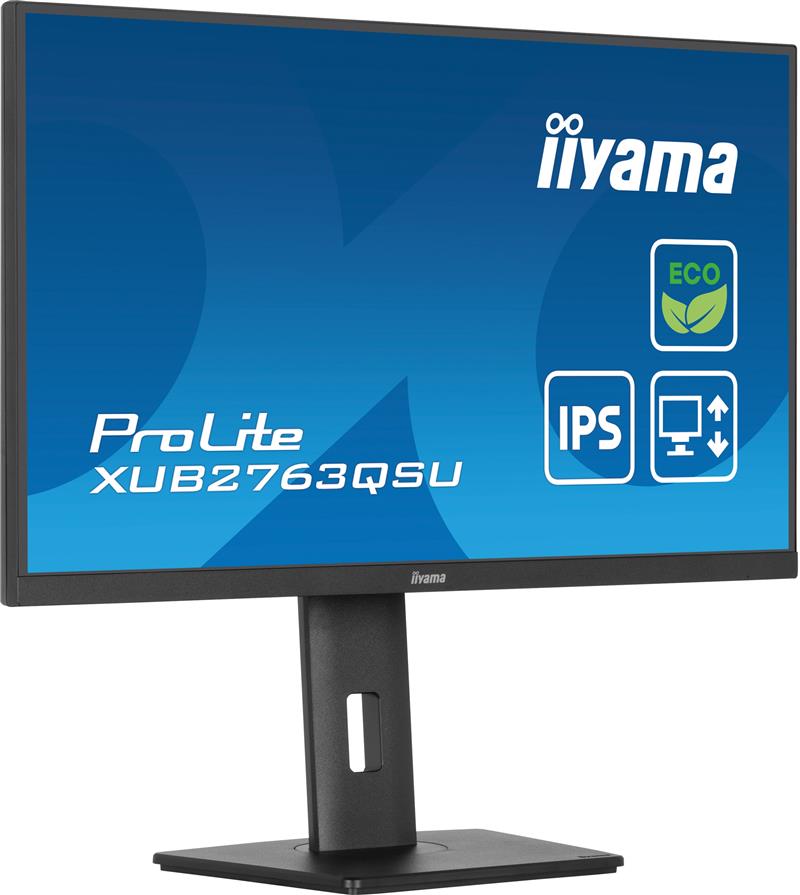 iiyama ProLite XUB2763QSU-B1 computer monitor 68,6 cm (27"") 2560 x 1440 Pixels Full HD LED Zwart