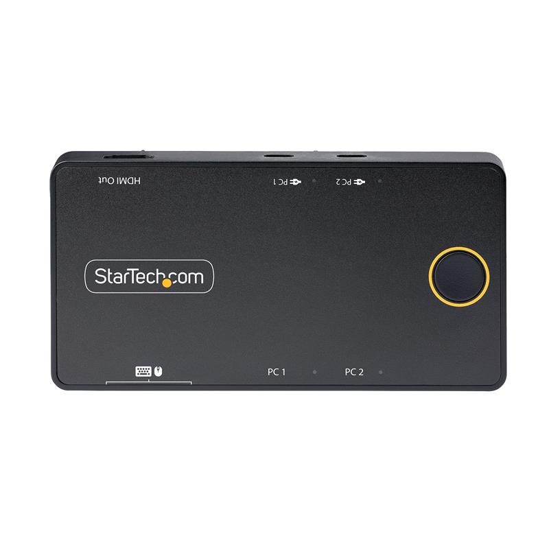 StarTech.com C2-H46-UC2-PD-KVM KVM-switch Zwart