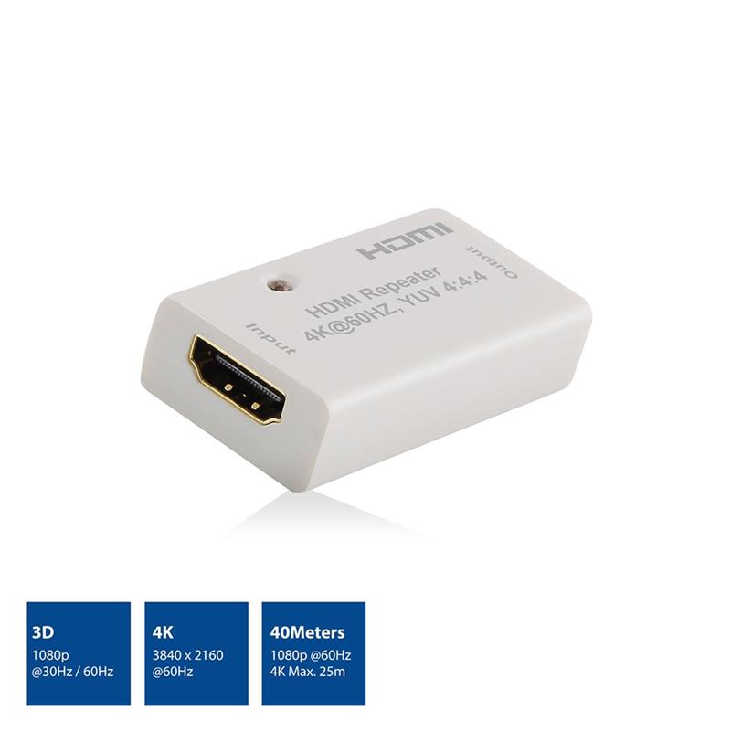 HDMI 2 0 repeater 40m 3D and 4K support