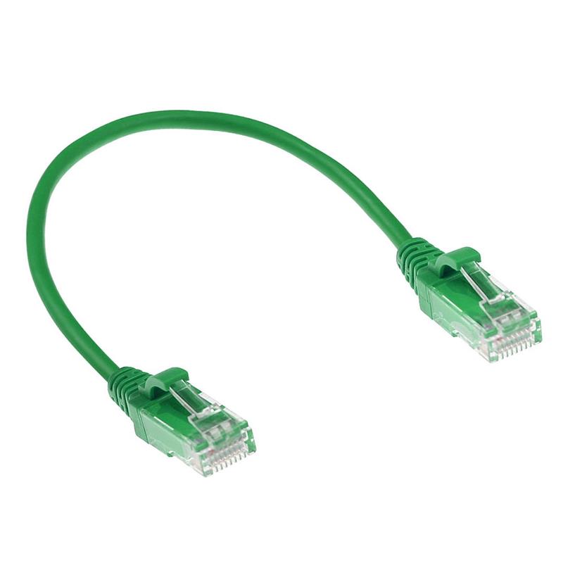 ACT DC9752 netwerkkabel Groen 0,25 m Cat6 U/UTP (UTP)