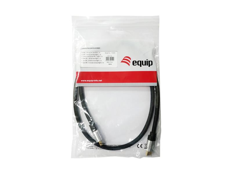 Equip 119380 HDMI kabel 1 m HDMI Type A (Standaard) Zwart
