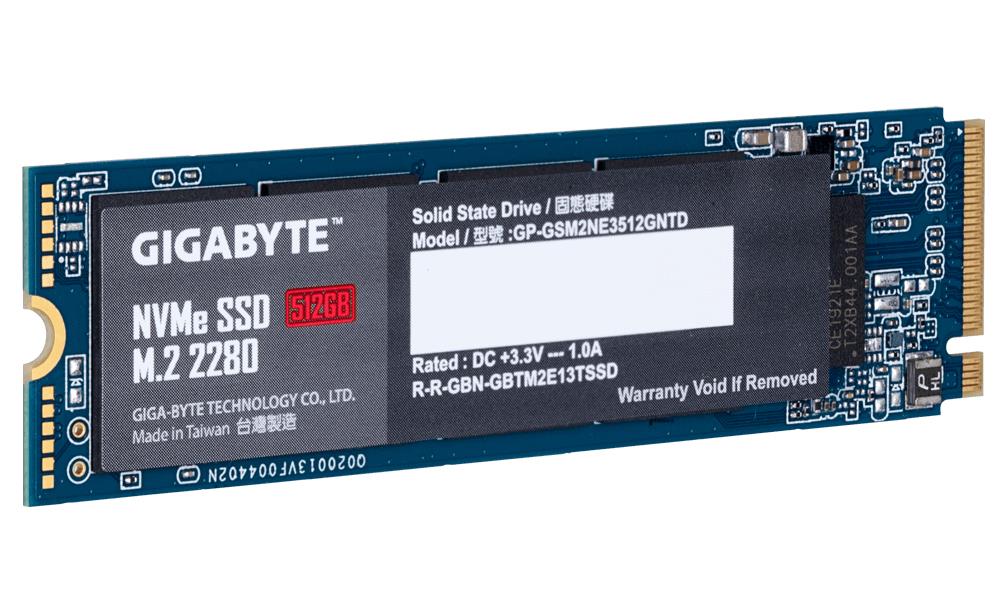 Gigabyte GP-GSM2NE3512GNTD internal solid state drive M.2 512 GB PCI Express 3.0 NVMe