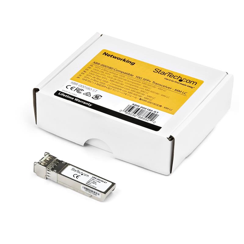 StarTech.com Brocade 10G-SFPP-LR compatibel SFP+ module - 10GBASE-LR glasvezel optische transceiver - 10 km