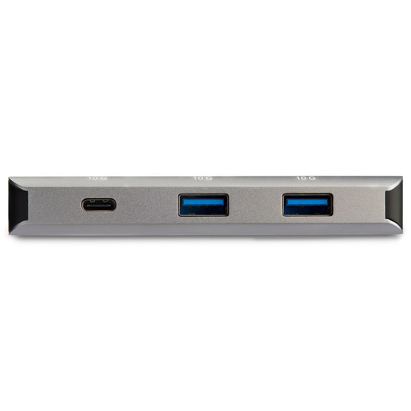 StarTech.com 3 Port USB-C Hub met Gigabit Ethernet RJ45 GbE Port - 2x USB-A, 1x USB-C - SuperSpeed 10Gbps USB 3.2 Gen 2 Type C Adapter Hub - USB Bus P