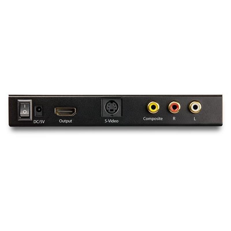 StarTech.com S-Video of composiet naar HDMI omvormer met audio 720p NTSC en PAL