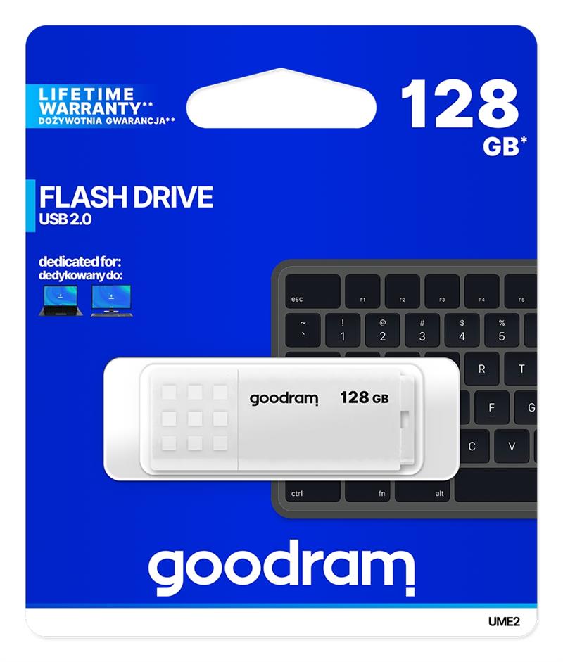 Goodram UME2 USB flash drive 128 GB USB Type-A 2.0 Wit