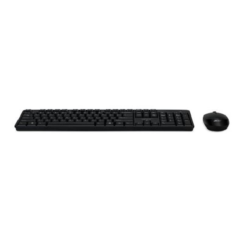 Acer Combo 100 toetsenbord Inclusief muis RF Draadloos QWERTY US International Zwart