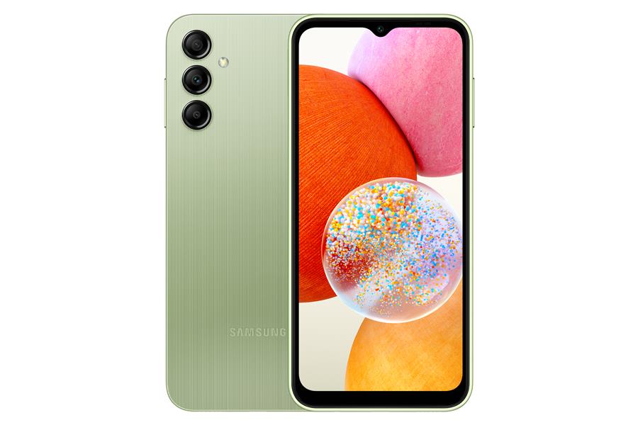 Samsung Galaxy A14 SM-A145R/DSN 16,8 cm (6.6"") Dual SIM Android 13 4G USB Type-C 4 GB 128 GB 5000 mAh Lichtgroen