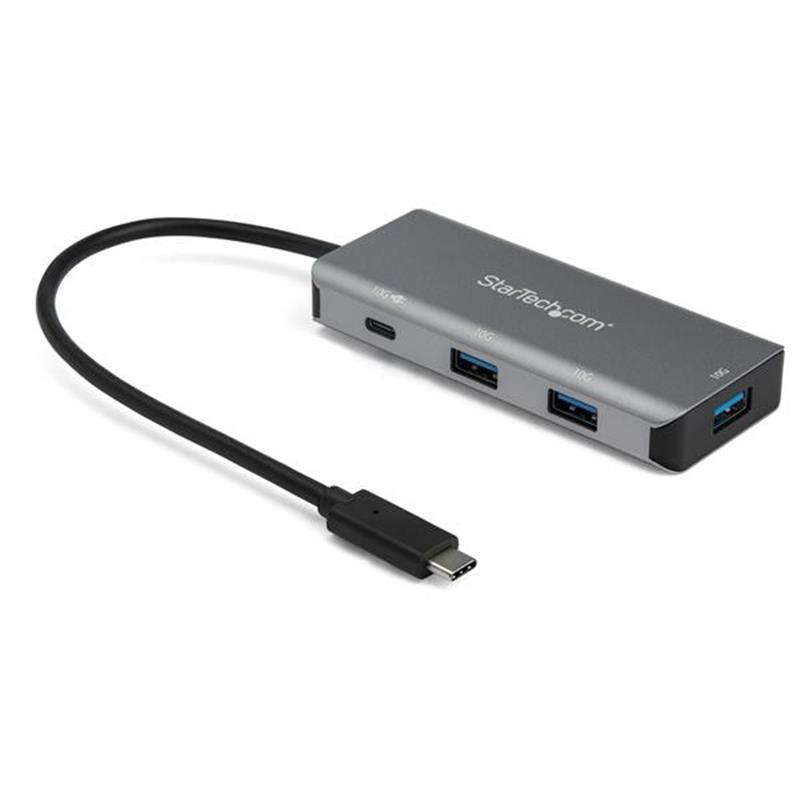 StarTech.com 4-poorts USB-C hub met Power Delivery 10Gbps 3x USB-A en 1x USB-C