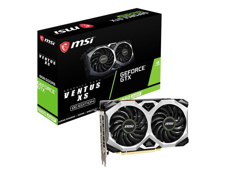 MSI VENTUS GeForce GTX 1660 SUPER XS OC NVIDIA 6 GB GDDR6