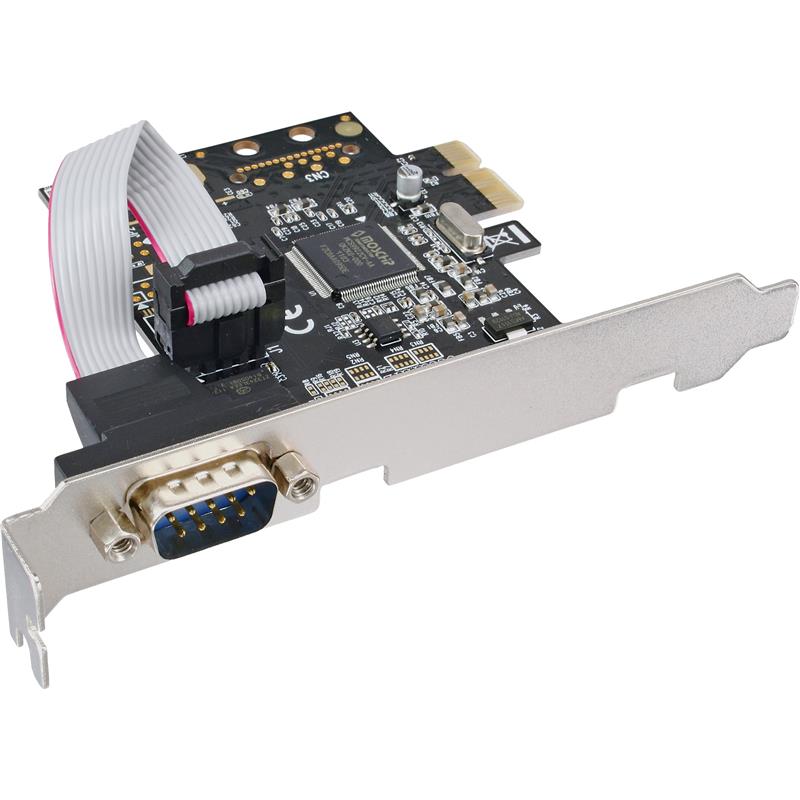 InLine Schnittstellenkarte 1x Seriell 9-pol PCIe PCI-Express 