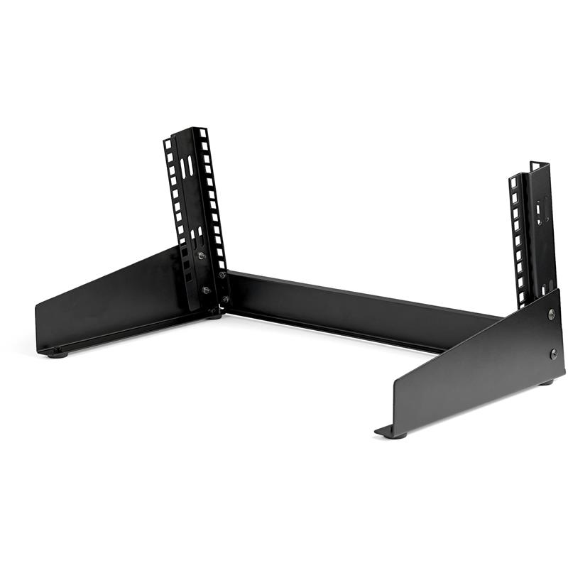 StarTech.com 4U 19"" Bureau Open Frame Rack, 2 Post, Vrijstaand IT Netwerk Rack voor Switch/Patchpaneel/Data/AV/IT/Communicatie Apparatuur met Kooimoe