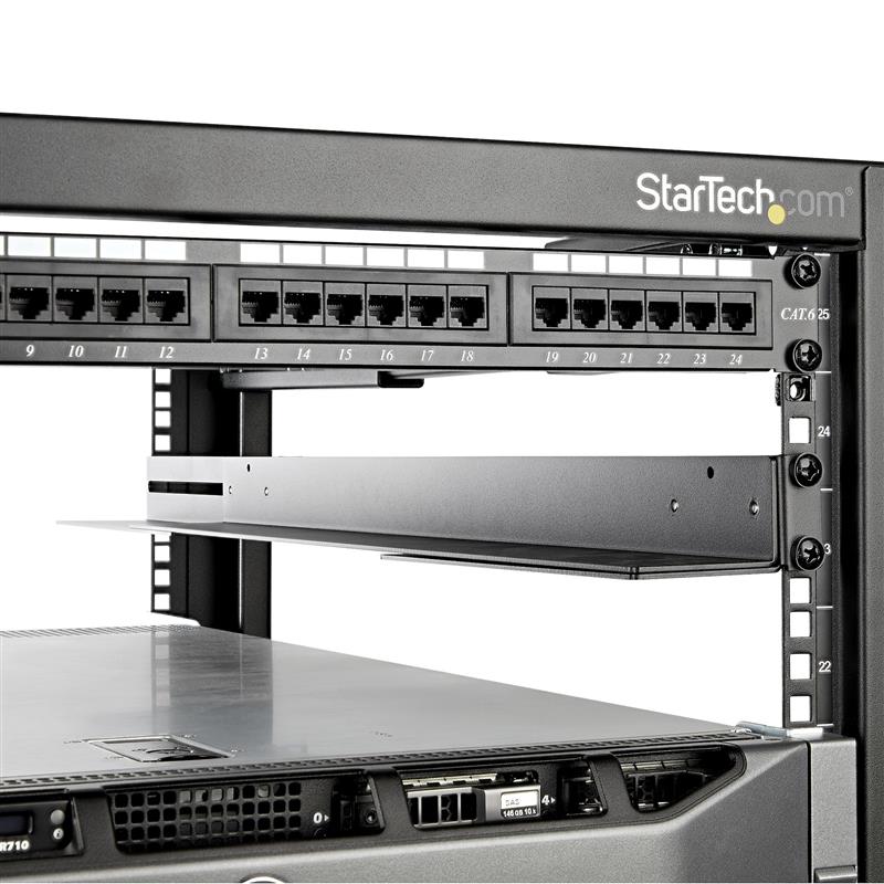 StarTech.com 1U 19"" Server Rack Rails, Verstelbare Diepte (61 tot 91cm), Universeel 4 Post Rack Mount Rails, Mounting Rail Kit voor Netwerk/Server/UP