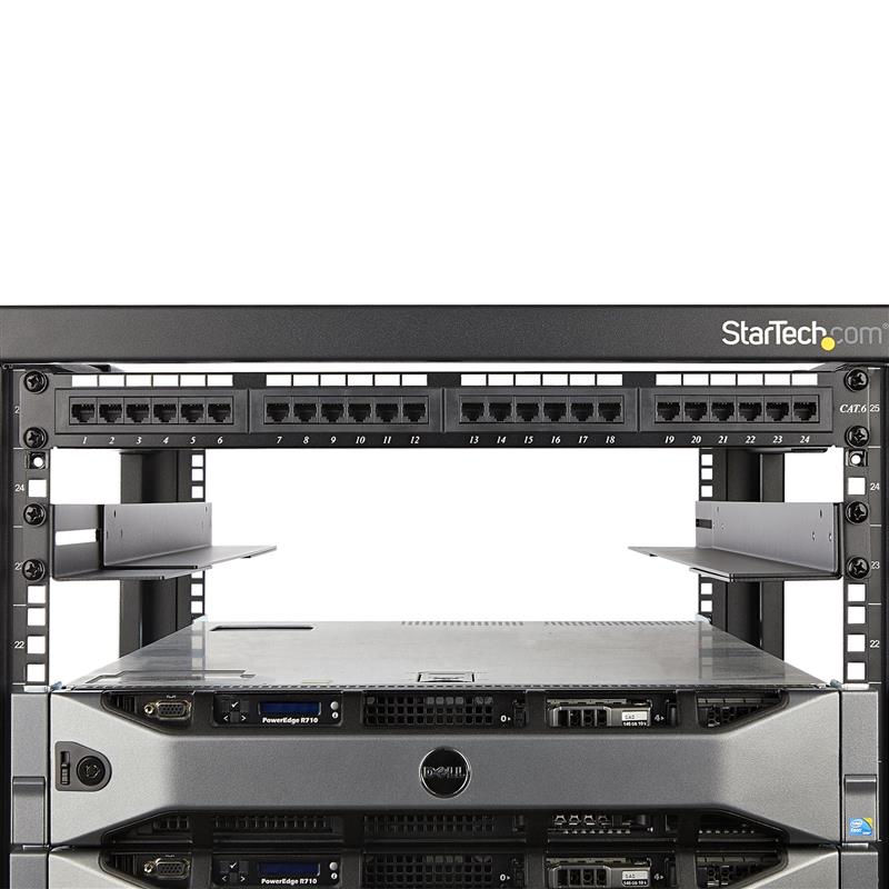 StarTech.com 1U 19"" Server Rack Rails, Verstelbare Diepte (61 tot 91cm), Universeel 4 Post Rack Mount Rails, Mounting Rail Kit voor Netwerk/Server/UP