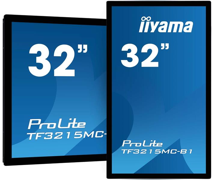 iiyama ProLite TF3215MC-B2 computer monitor 80 cm (31.5"") 1920 x 1080 Pixels Full HD LED Touchscreen Kiosk Zwart