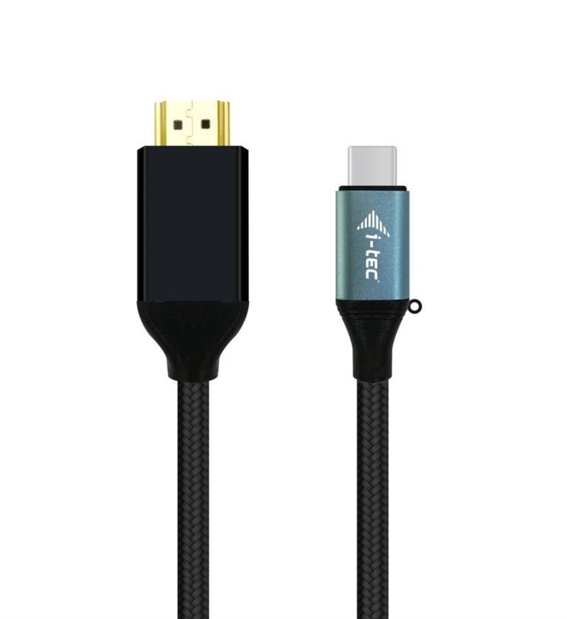 i-tec C31CBLHDMI60HZ2M video kabel adapter 2 m USB Type-C HDMI Zwart