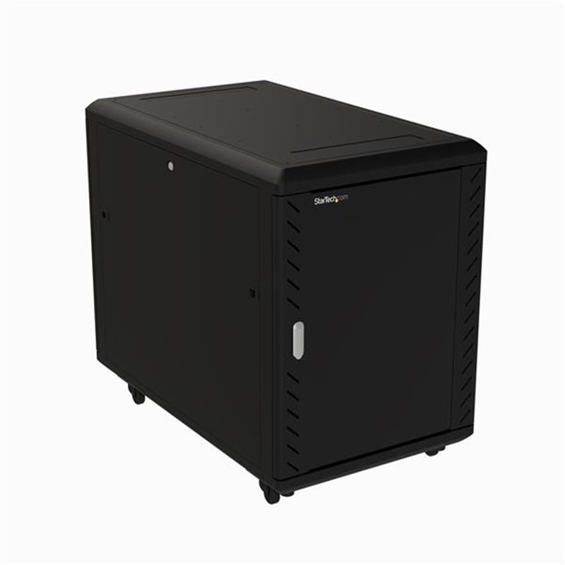 StarTech.com 15U rack serverkast inclusief zwenkwielen en stelvoeten 32"" diep