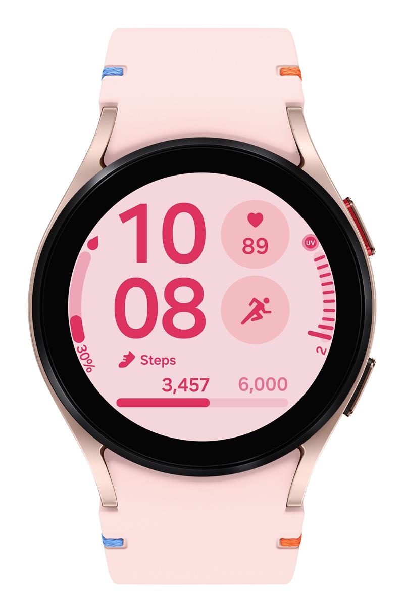 Samsung Galaxy Watch FE 3,05 cm (1.2"") AMOLED 40 mm Digitaal 396 x 396 Pixels Touchscreen Roze goud Wifi GPS