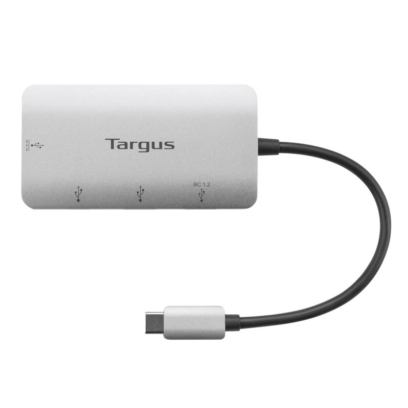 Targus ACH228 USB-C 2x USB-A+2x USB-C Zilver