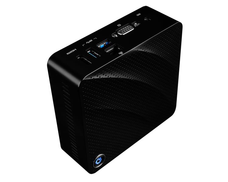 MSI Cubi N 8GL-073EU Intel® Celeron® N4000 4 GB DDR4-SDRAM 64 GB SSD mini PC Zwart Windows 10 Pro