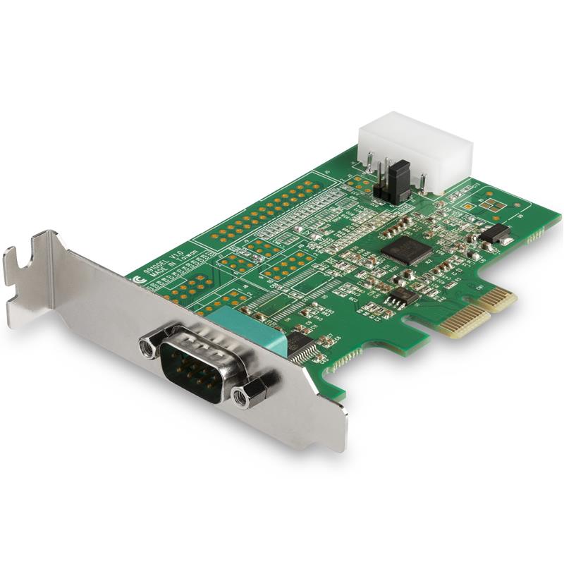 StarTech.com 4 Port PCI Express RS232 Seriële Kaart, PCIe RS232 Serial Host Controller Kaart, PCIe naar Serial DB9 Adapter Kaart, 16950 UART Uitbreidi