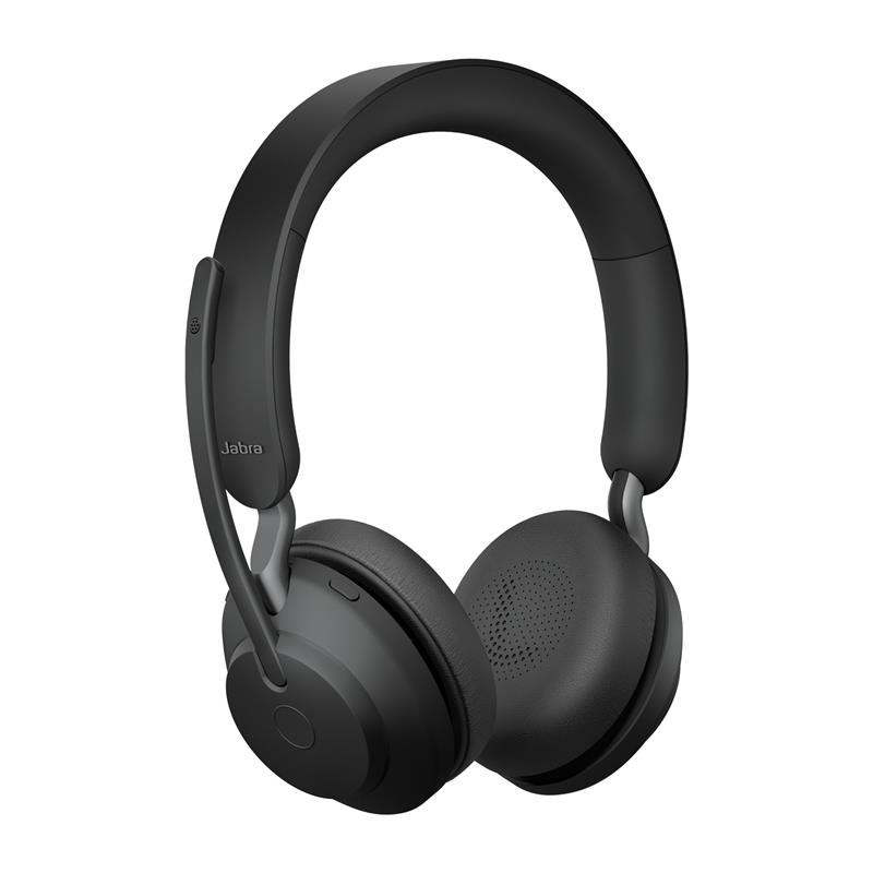 Jabra Evolve2 65, UC Stereo Headset Draadloos Hoofdband Kantoor/callcenter USB Type-A Bluetooth Zwart