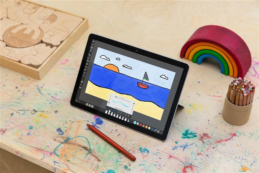 Microsoft Surface Go 2 64 GB 26,7 cm (10.5"") Intel® Pentium® Gold 4 GB Wi-Fi 6 (802.11ax) Windows 10 Pro Platina