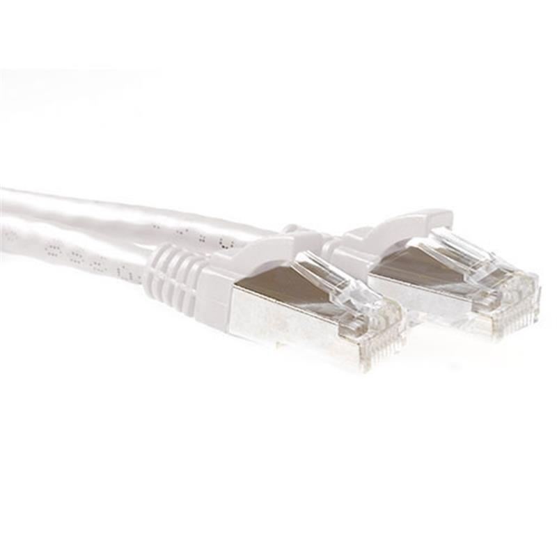 ACT FB6451 netwerkkabel Wit 1,5 m Cat6a S/FTP (S-STP)